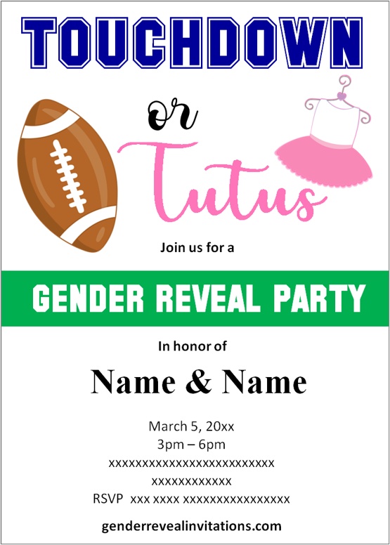 cheap gender reveal invitations