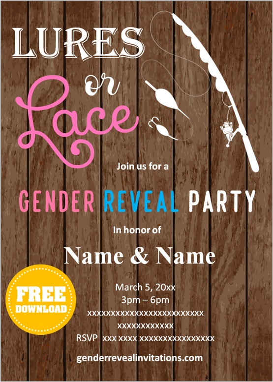 gender reveal invitations